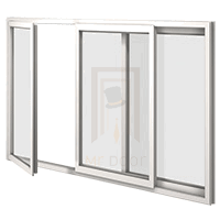 Otklopno-klizni PVC Lux Prozor